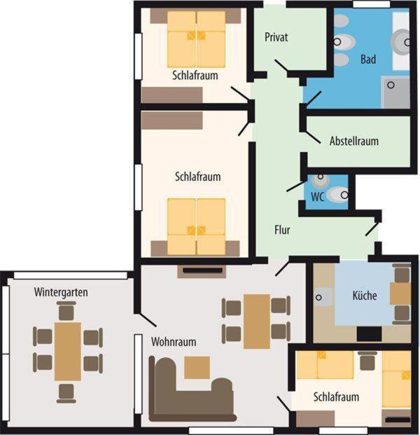 Haus Lily Nr.02 Bis Zu 6 Personen Davon Max. 2 Kinder Büsum Екстериор снимка